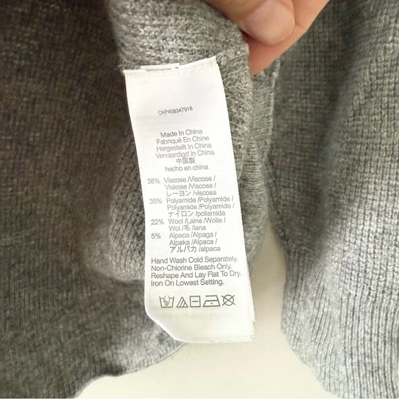Madewell‎ asherton waffle henley sweater XS - Picture 4 of 4